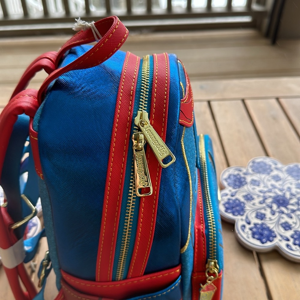 LOUNGEFLY MARVEL Ms. Marvel Cosplay Mini Backpack - Picture 13 of 16